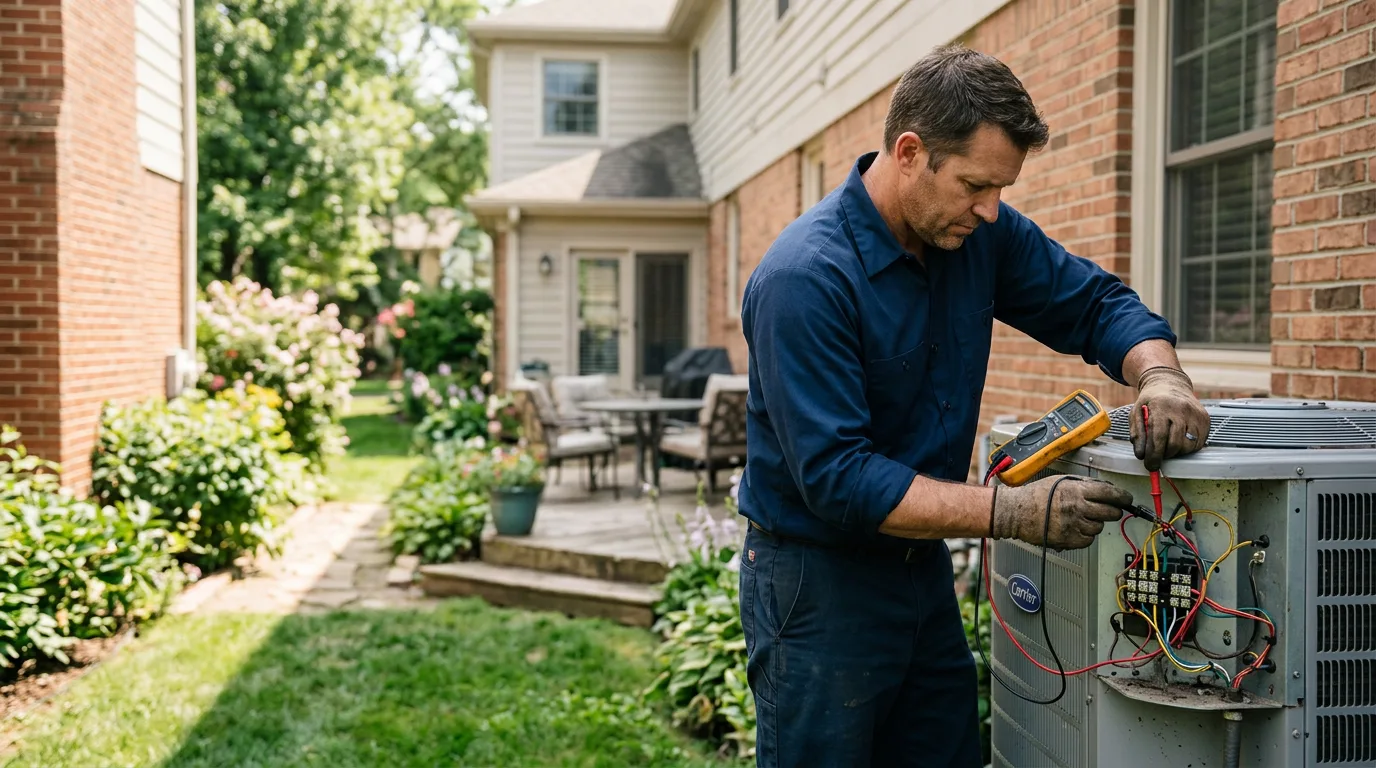 HVAC technician working near Harrington, DE